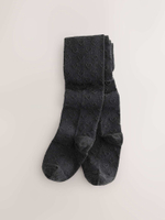 Колготки хлопковые для девочки Next AU0-679, 3 шт., Серый