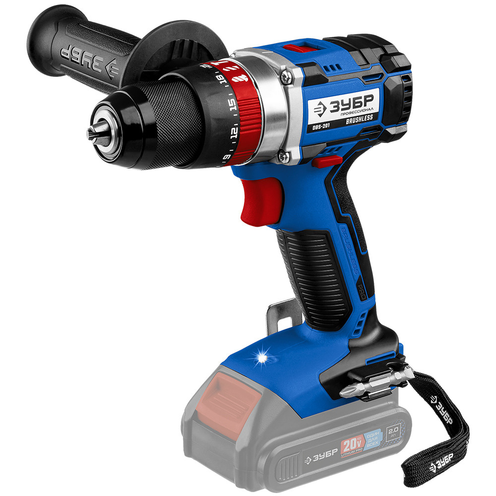 Дрель-шуруповерт ударная Зубр Профессионал DBS-201 20В