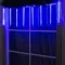 Гирлянда Сосульки рифленые 2.5×0.42 м., IP65, прозрачная нить, 288 синих LED с эффектом стекания, 12 В., Luazon Lighting (5248351)