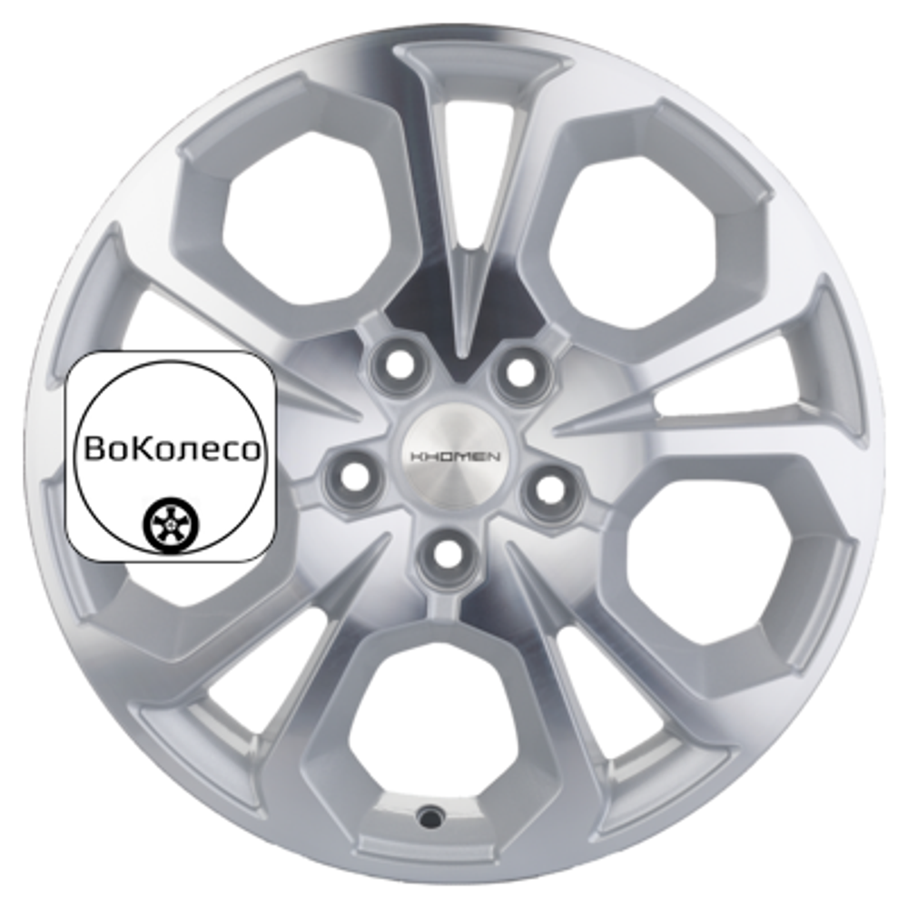 6,5x17/5x114,3 ET50 D66,1 KHW1711 (Arkana/Kaptur) F-Silver-FP Khomen Wheels