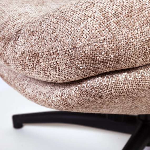 Кресло-качалка с оттоманкой Sven, бежевое