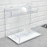 Сушилка для посуды настенная с поддоном, 41*28,5*38см