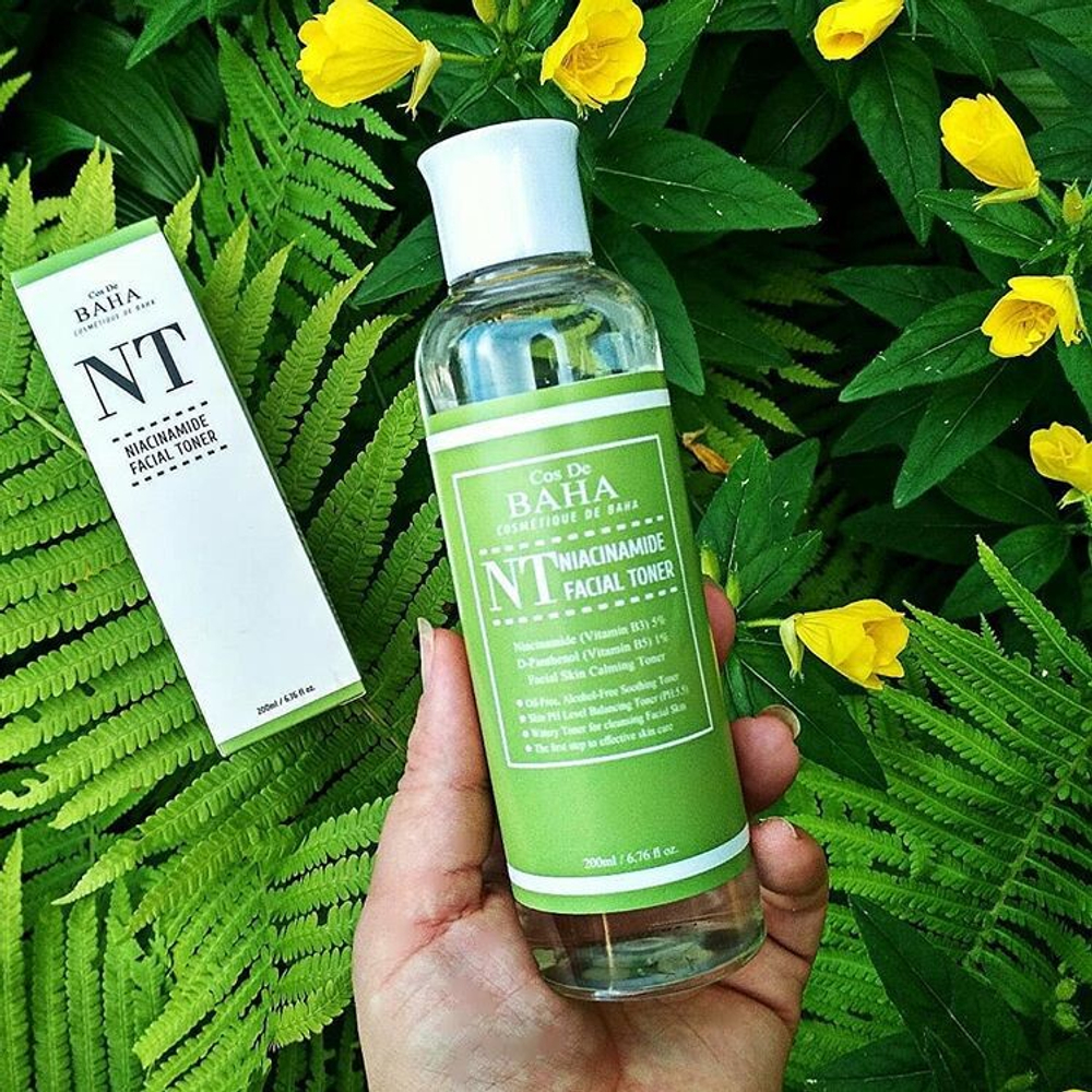 Тонер для лица с ниацинамидом Cos De Baha Nt Niacinamide Toner