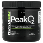NutraBio, Sport, Peak O2®, без добавок, 120 г (4,2 унции)