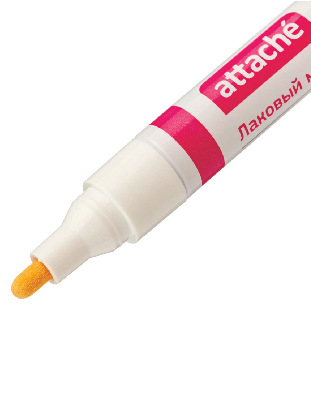 Маркер промышленный лаковый Attache белый 2-4 мм