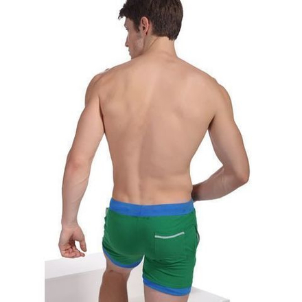 Мужские спортивные шорты зеленые Superbody Sport Shorts Green