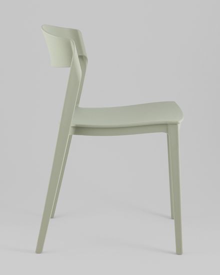 Стул Moris пластик серо-зеленый