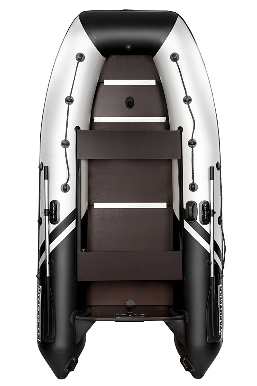 YACHTMAN-320 СК (Яхтман) белый-черный (лодка ПВХ под мотор с усилением)