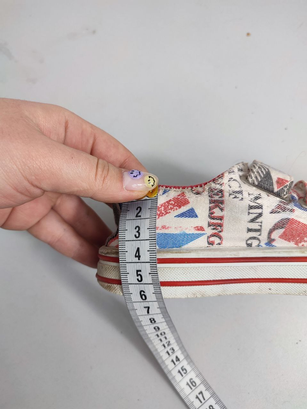 Кеды стильные на липучках 27 размер