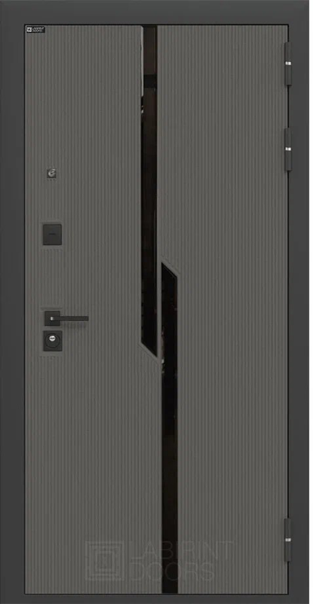 Дверь входная Лабиринт CARBON 23 Шампань софт металлическая