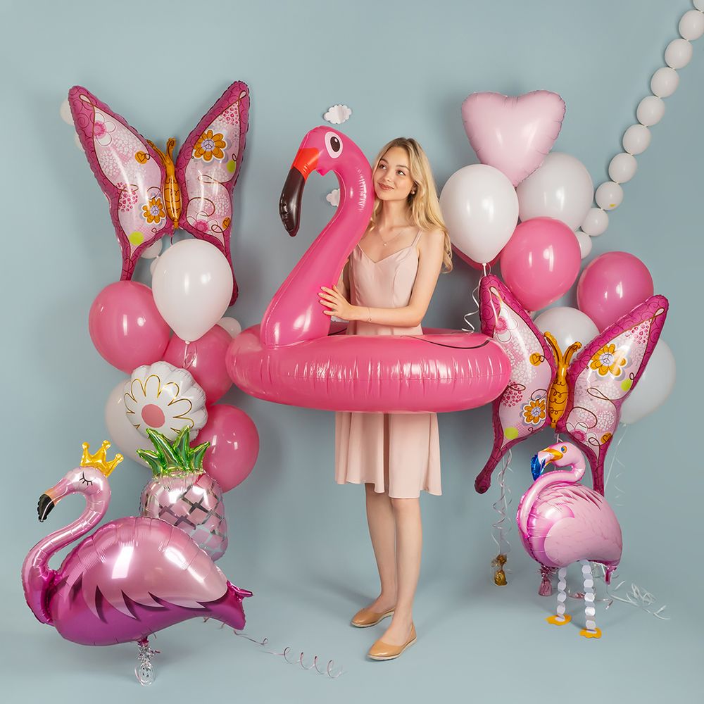 Шар (12''/30 см) Фламинго, пастель, 100 шт.