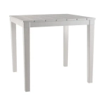 Стол Прованс квадратный 80см 4 ножки белый 800х800х715мм