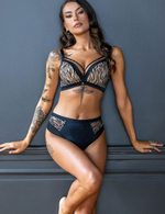 Трусы Kris Line Queen слипы (черный)