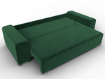 Диван прямой Лига-029, ВЕЛЮР Зеленый