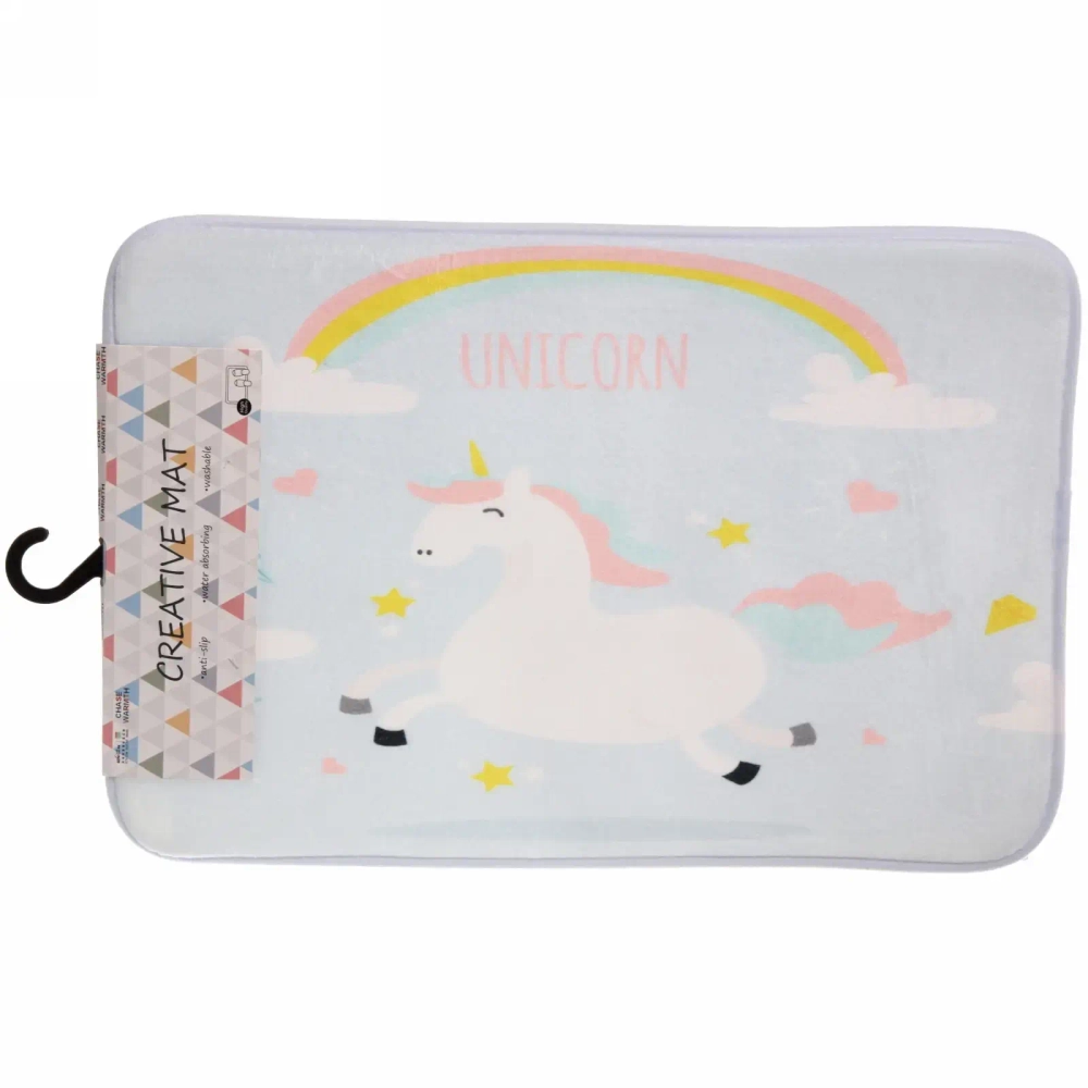 Коврик для ванной 40*60"Единорожек» 170095