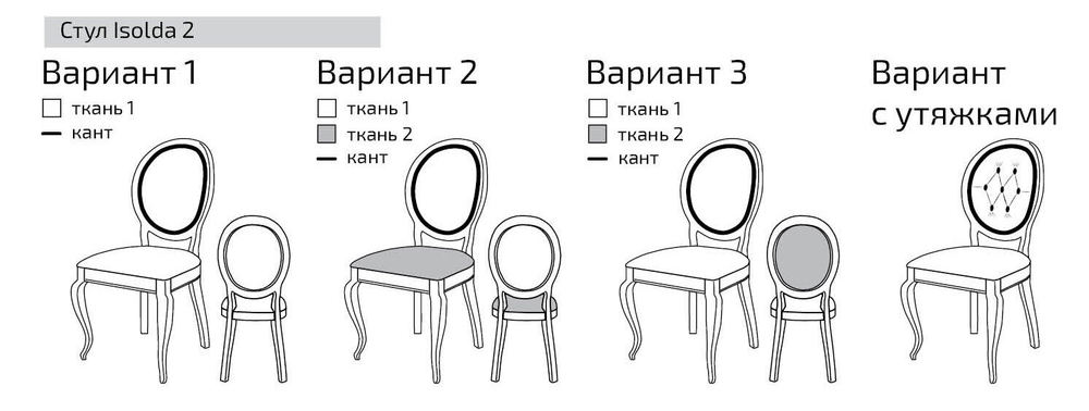 Стул и полукресло Isolda А