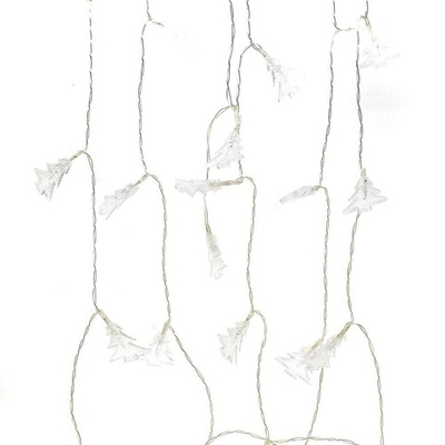 Электрогирлянда LED цветная с насадкой Елочки, длина насадки 6см, 28 ламп, 5м, 1 р.м.