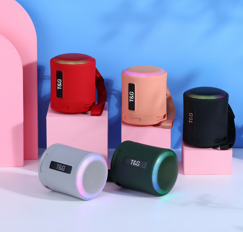 Беспроводная колонка TG-373 (7W/TF/FM) RGB Light