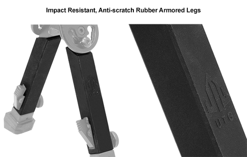 Сошки UTG на антабку и Picatinny, высота 15,2-21,6см (TL-BP20Q-A)