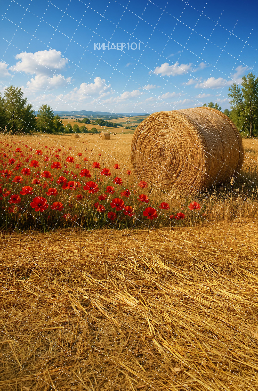 Фотофон "Стог сена" арт. ФФ906-80