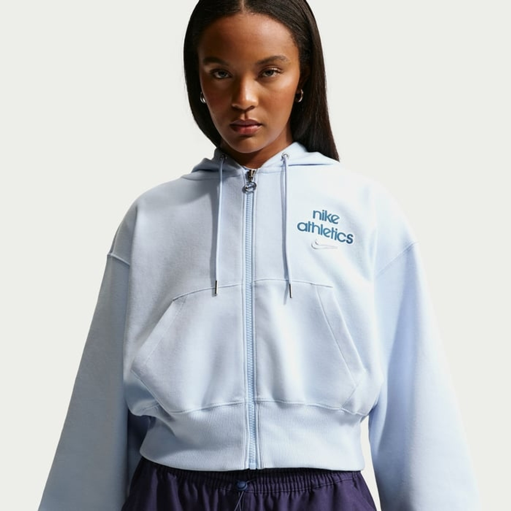 Толстовка женская NIKE W NK PHNX FLC FZ HD GLS