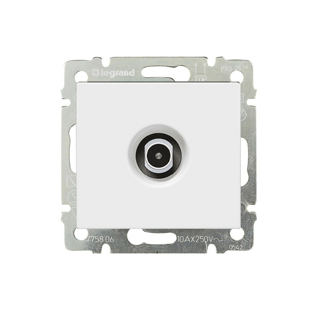 4329/4429 Розетка TV 10 шт белая