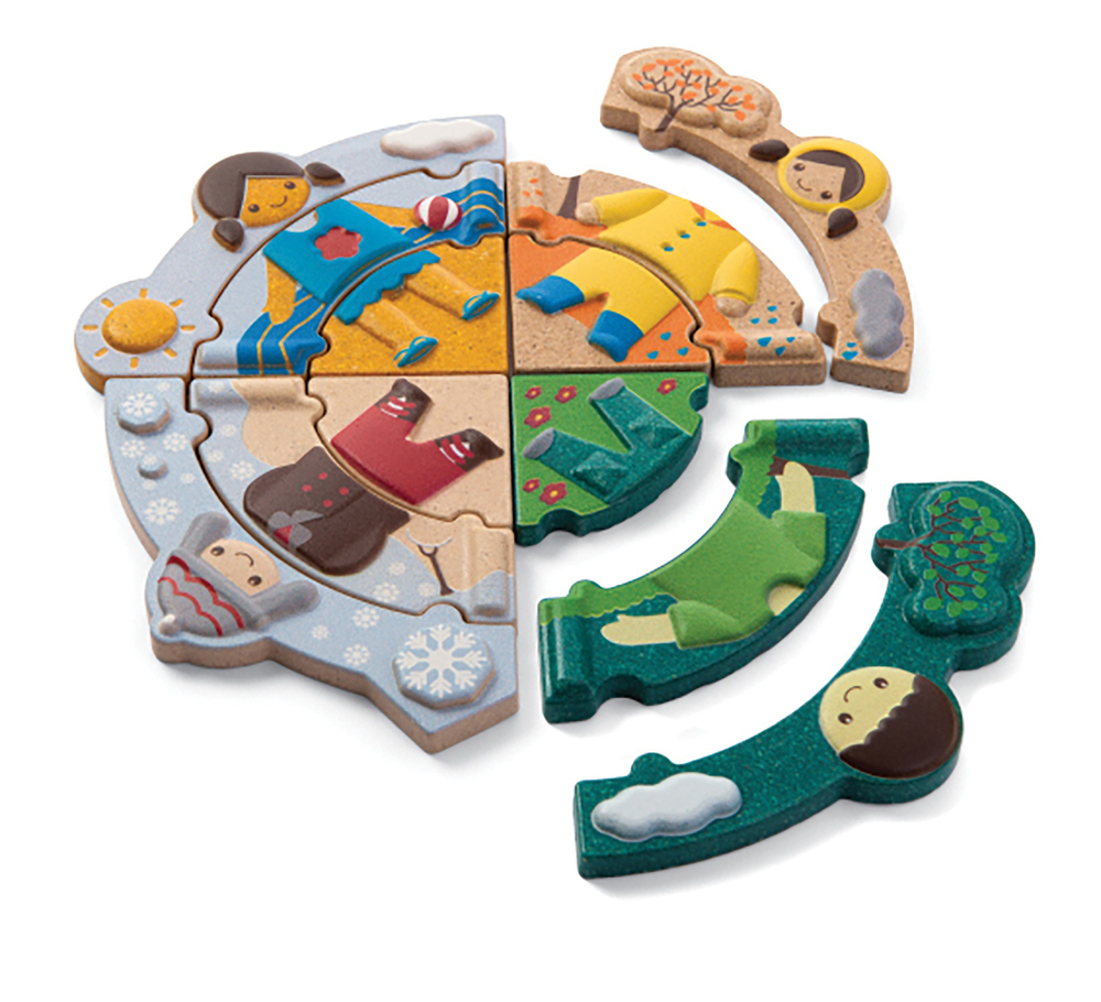 Деревянный пазл Plan Toys «Времена года»