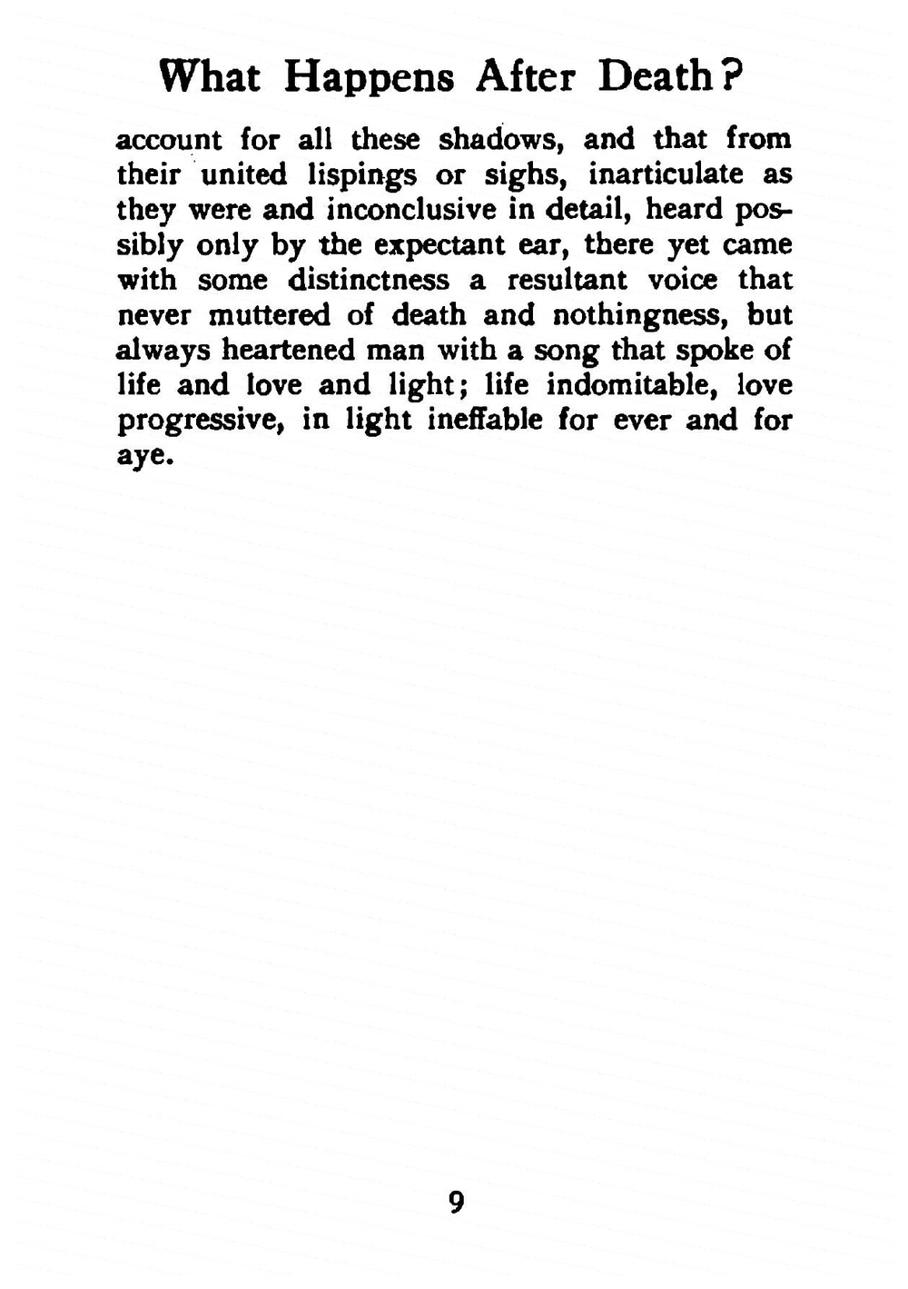 What Happens After Death?. A Symposium by Leading Writers and Thinkers | What