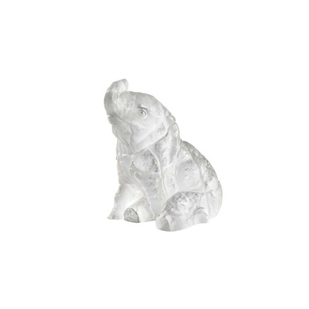 Скульптура Lalique Baby Elephant Clear, 12.4 см