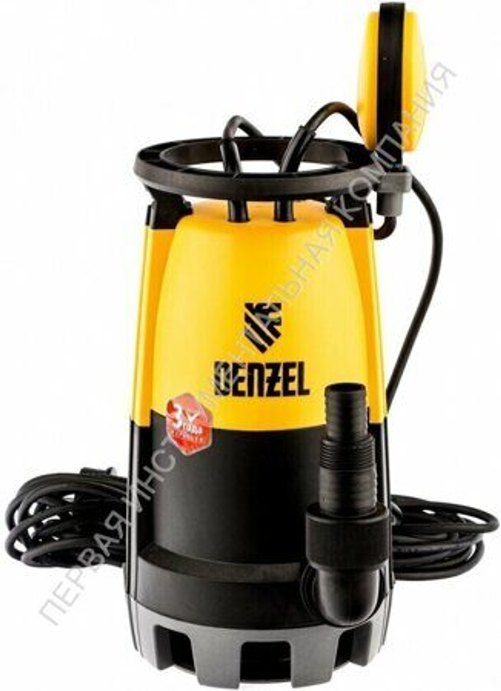 Универсальный дренажный насос DENZEL DP-600S для чистой и грязной воды