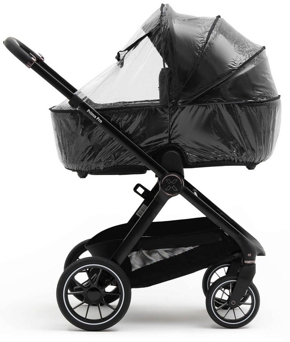 Коляска Agex Prima Pro 3 в 1 с автокреслом i-Safe Grey APP626 Black (Черный)