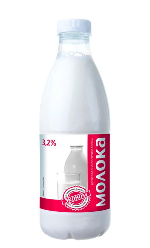 Молоко Эконом 3.2% 900мл ПЭТ