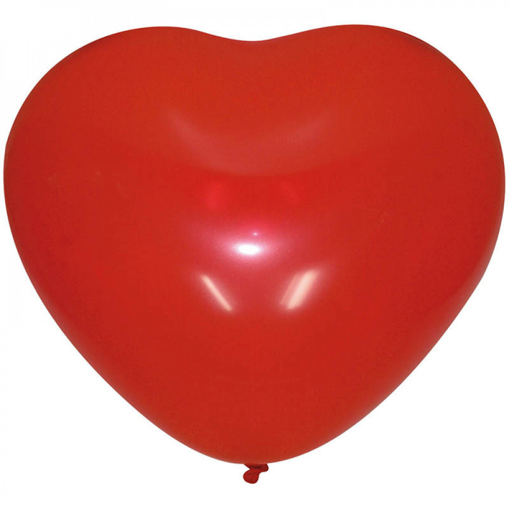 Красное латексное сердце 75-90 см