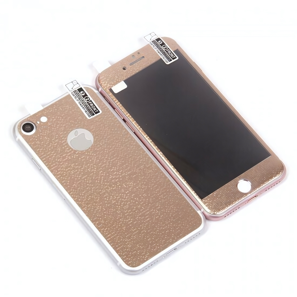 Декоративная пленка 3D 2 в 1 для iPhone 7 0.3 mm, 009468 Золотой