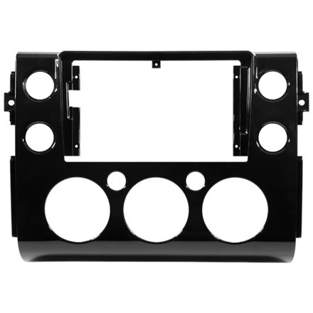 Комплект рамки с разъёмами 9" Toyota FJ Cruiser 2006-2020 чёрная - Car-Smart 9543B