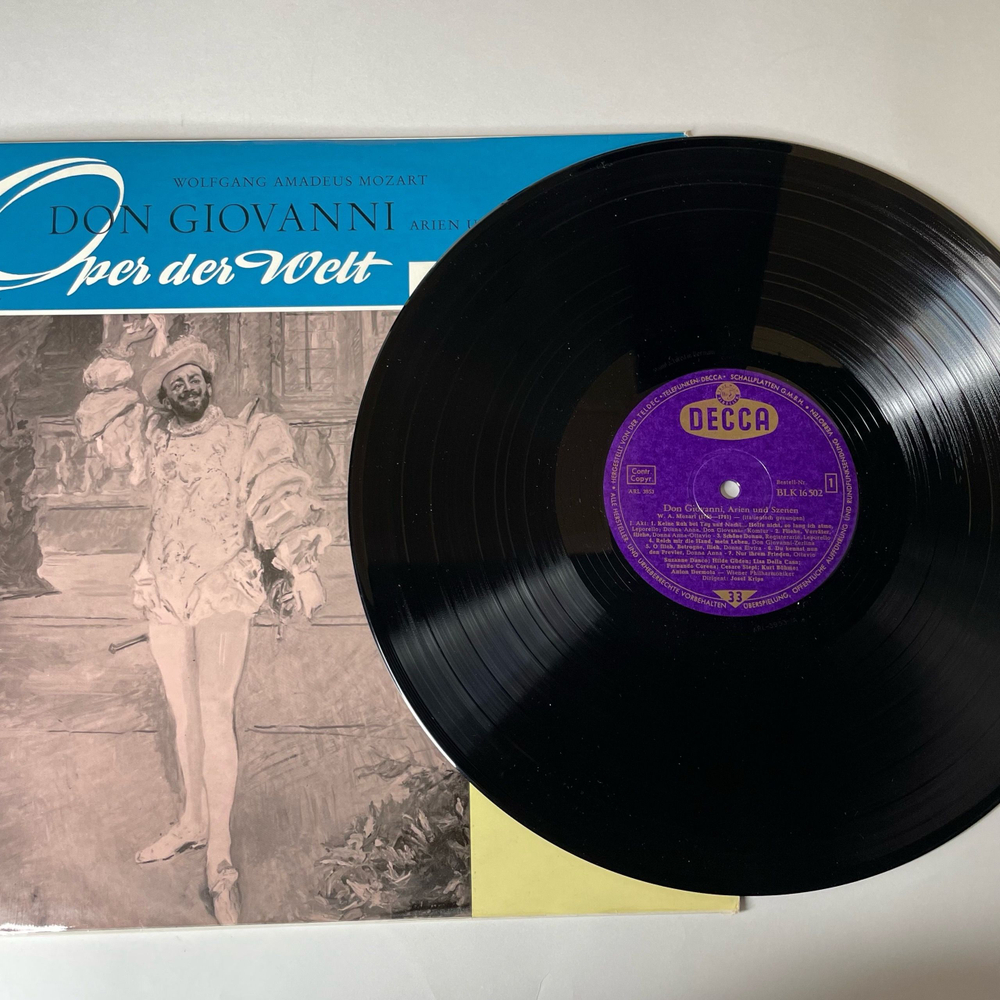 Винтажная виниловая пластинка LP Gioacchino Rossini Россини, Aschenbrodel (La Cenerentola) Золушка, Arien Und Szenen (Германия 1969)