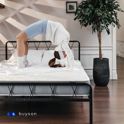 Матрас BuyActive, 19 см, жесткость высокая, независимые пружины