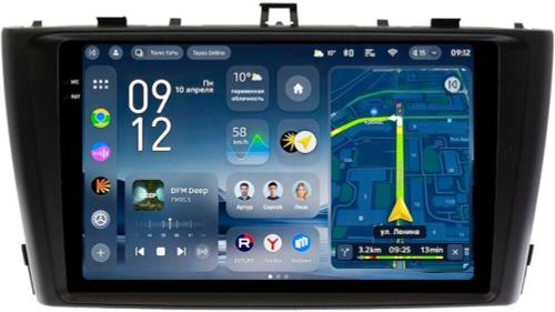 Магнитола для Toyota Avensis T270 2008-2015 (рамка черная) - Teyes CC4-PRO монитор 9.5" 2K QLED на Android 13, Быстрейшая, Snapdragon 778G, ИИ, CarPlay, DSP, 4G SIM-слот