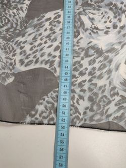 Шарф с леопардовым принтом