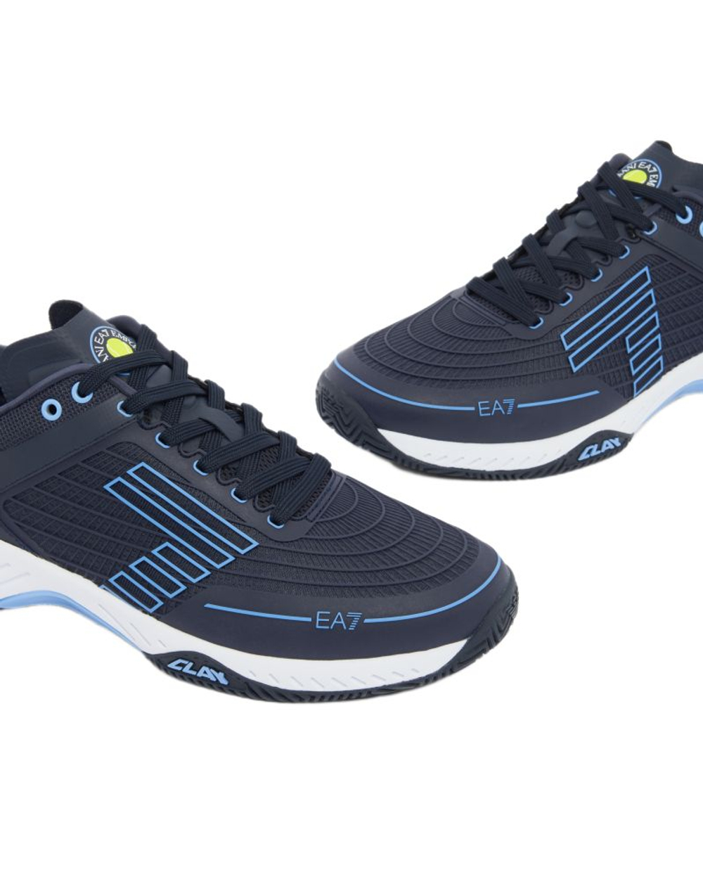 Мужские кроссовки теннисные EA7 Unisex Woven Sneaker Clay - sky captain/bel air