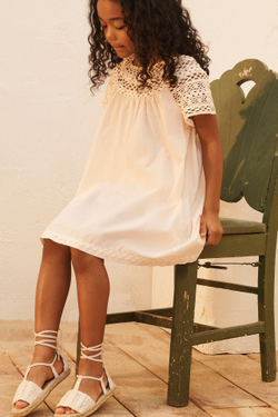 ZARA ПЛАТЬЕ С КРУЖЕВНЫМ ВЫРЕЗОМ - LIMITED EDITION, БЛЕДНО-РОЗОВЫЙ