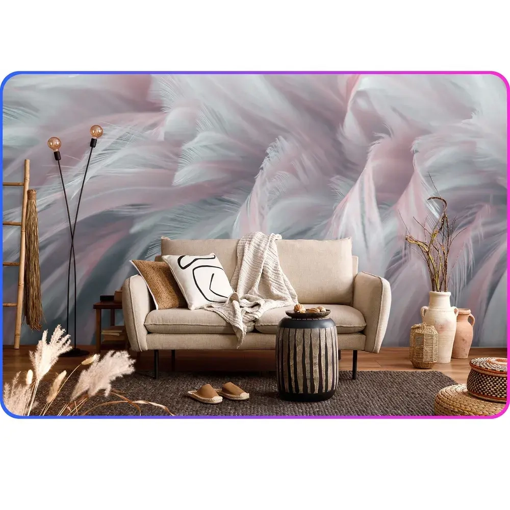 Фотообои Luxury Walls AM00605 "Перья" 500х270