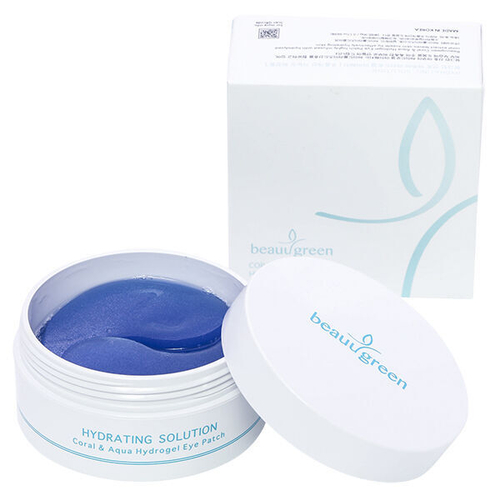 Гидрогелевые патчи с кораллами BeauuGreen Coral & Aqua Hydrogel Eye Patch, 60шт