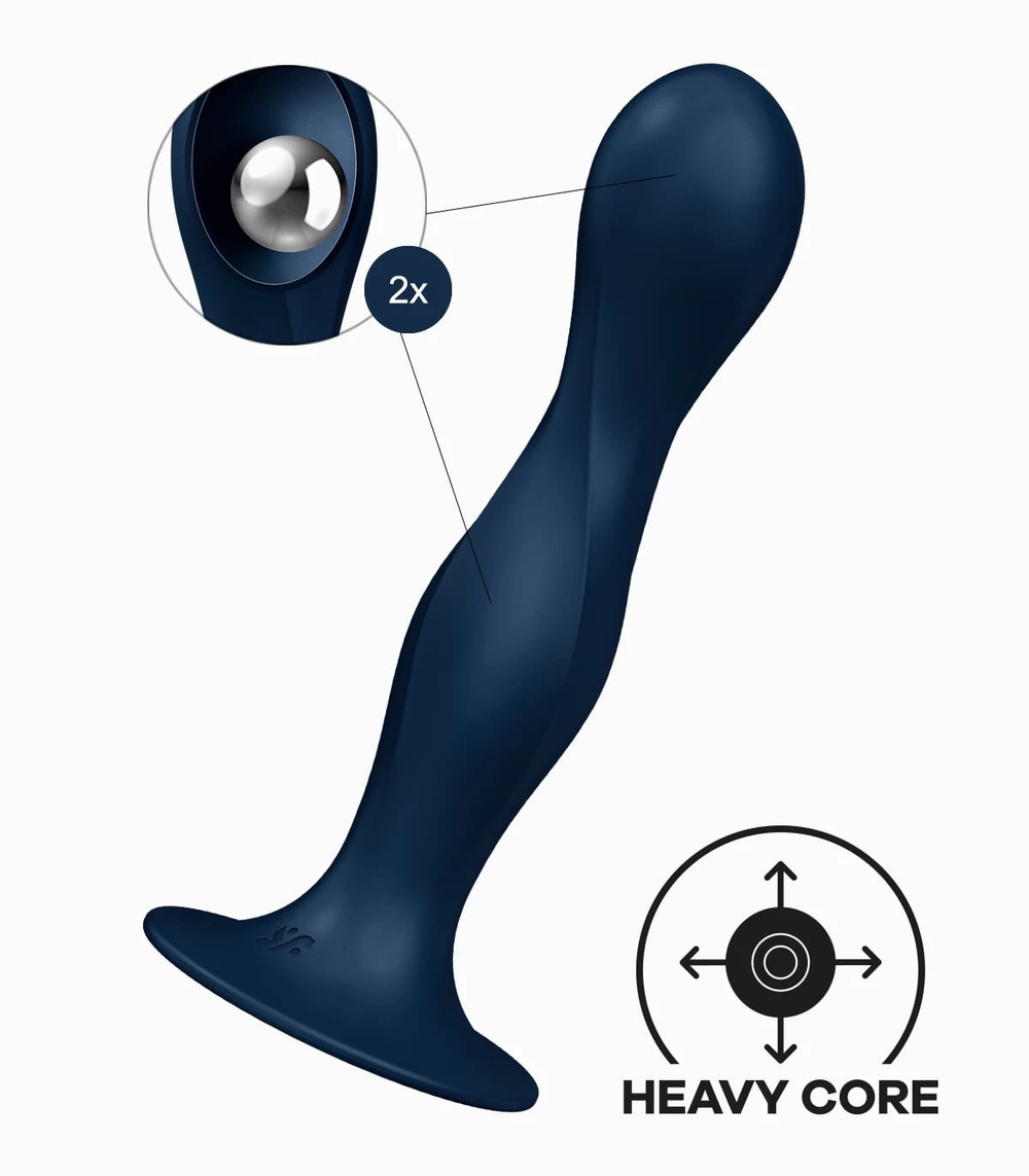 Satisfyer Double Ball-R - Фаллоимитатор со смещенным центром тяжести