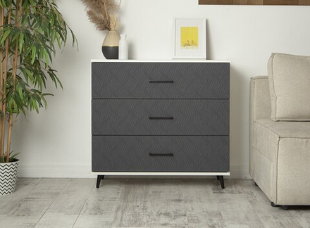 Комод "АРТИ" 3 ящика на ножках