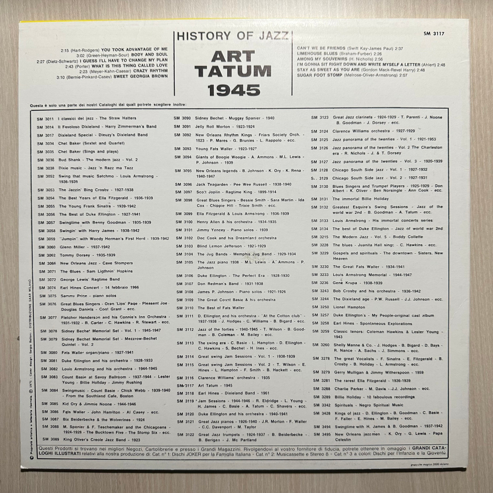 Art Tatum - 1945 (Италия)