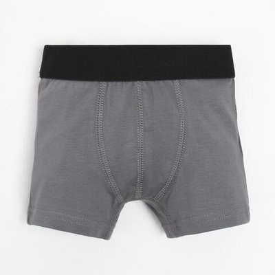 Боксеры на жаккардовой резинке графит, р. 104 9535161 (MINAKU)