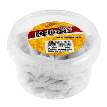 Виброхвост несъедоб. Catcher 2,75'/7 см White 100шт. (HS-1-001-N) Helios