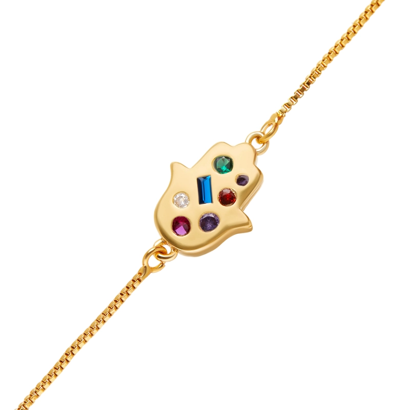 Браслет Мульти Камни – Хамса