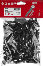 ЗУБР ДХС 8 x 45 мм, дюбель под хомут-стяжку, нейлон, 100 шт (30910-08)